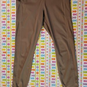 Brown Athletic Leggings